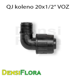 QJ koleno 20x1/2" VOZ pre telo postrekovača závlahového systému