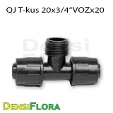 QJ T-kus 20x3/4"VOZx20 pre kvapkovú a mikro závlahu