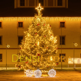 LED FLASH Svetelná sada pre vianočný strom, 360 LED, teplá biela, EASY FIX, IP67