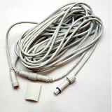 EASY FIX predlžovací kábel 5 m, exteriér, biela farba
