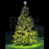 Sada FLASH teplá biela, minimum 3m, 240 LED svetiel pre vianočný strom