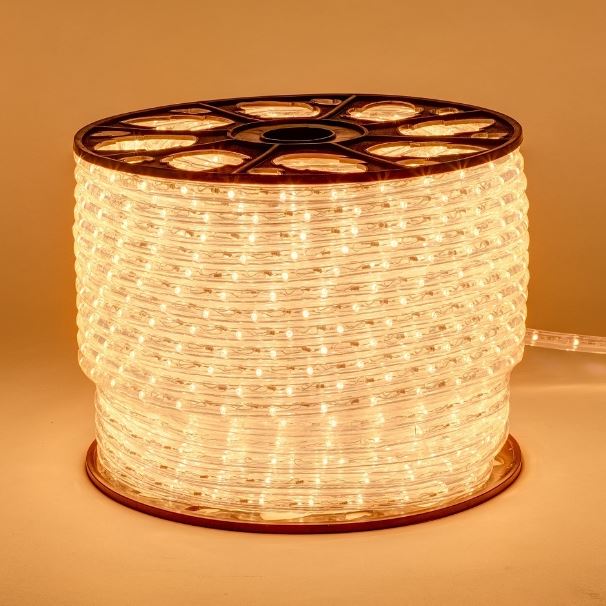 LED svetelná trubica, FLASH teplá biela, 100m, 3000 LED