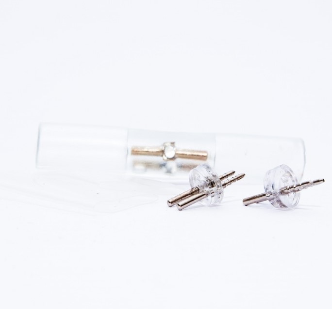 Prípojka medzi svetelnou hadicou a systémami EASY FIX 0,25m, čierny, samičí, IP44