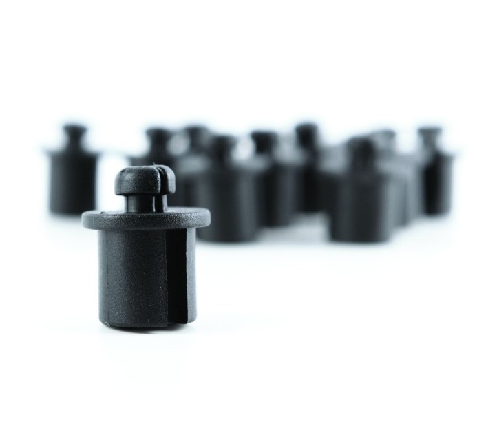 Koncová čiapočka, čierna, balenie po 10 ks, pre samčie konektor