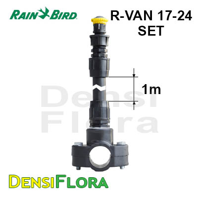 RAIN BIRD Rotačná tryska R-VAN 24, SET, rádius 5,2m - 7,3m, pre úžitkovú záhradu