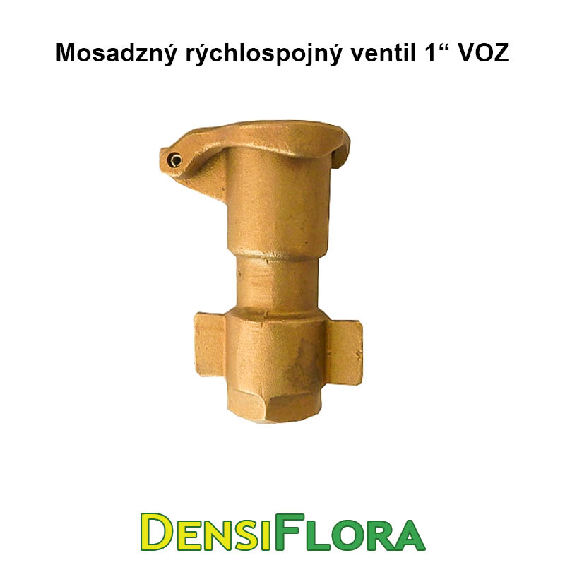 Vodná zásuvka - rýchlospojný ventil 1" VOZ mosadzný