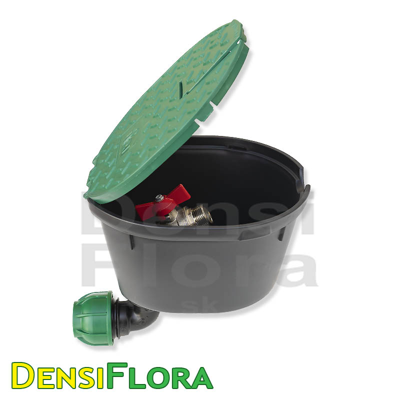 Šachta Set GARD RAIN s mosadzným ventilom 3/4" vodná zásuvka, koleno a vsuvka