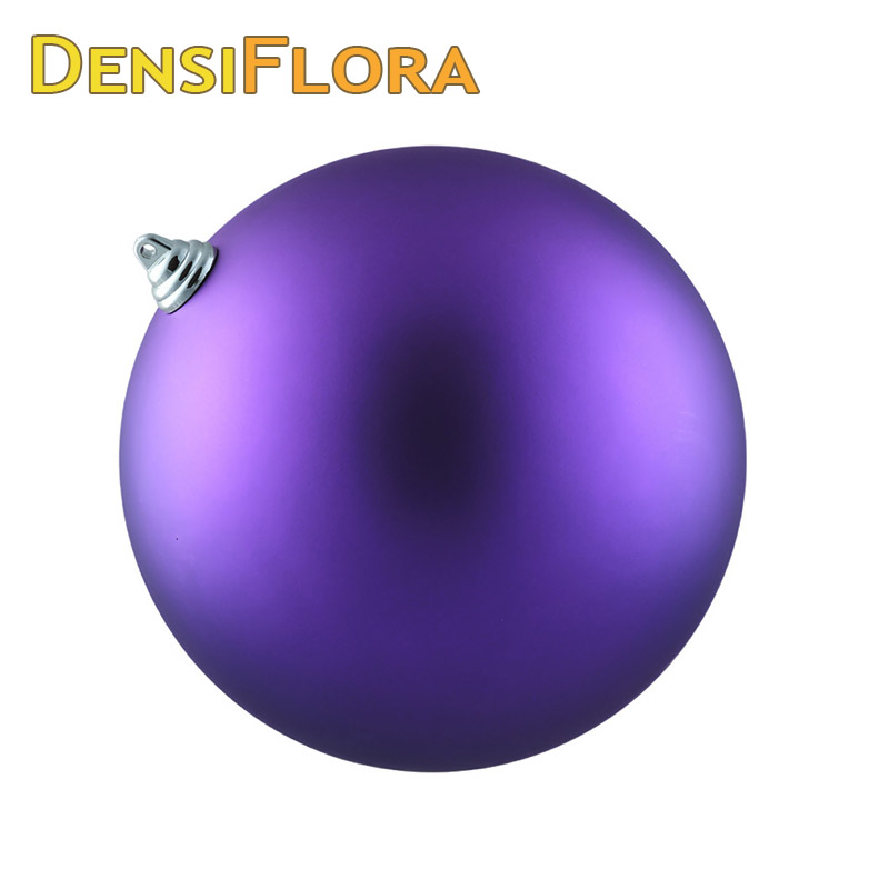 Vianočná guľa MAXI 20cm fialová matná, 3D vianočná dekorácia