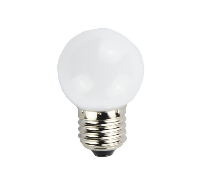 LED žiarovka, ľadovo biela, pätica E27, girlanda LED žiarovka, ľadovo biela, pätica E27, girlanda