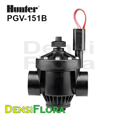HUNTER elektromagnetický ventil PGV-151B s reguláciou, 6/4", 24V/AC