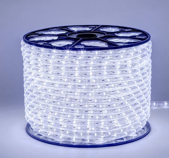 LED svetelná trubica, ľadová biela, 100m, 3000 LED