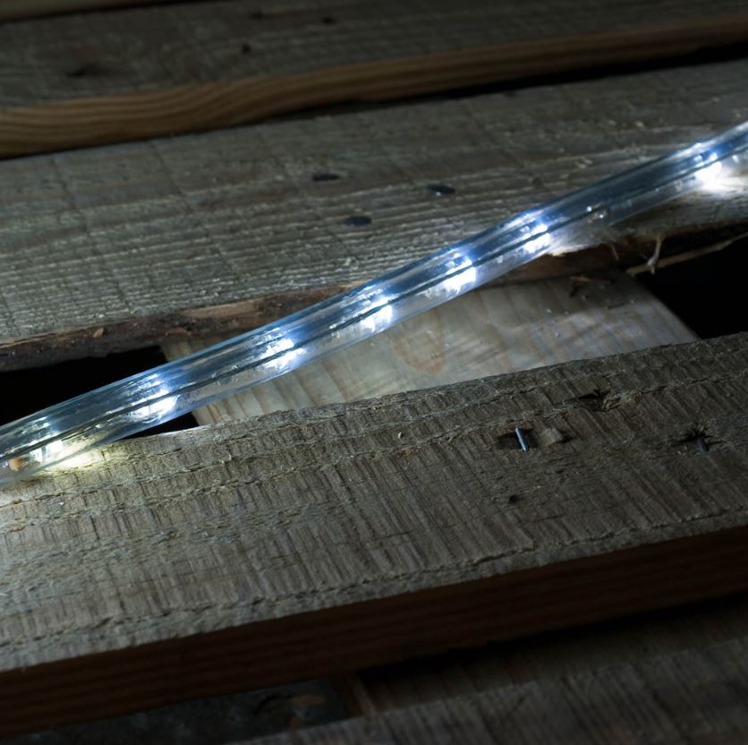 LED svetelná trubica, ľadová biela, 1m, 30 LED