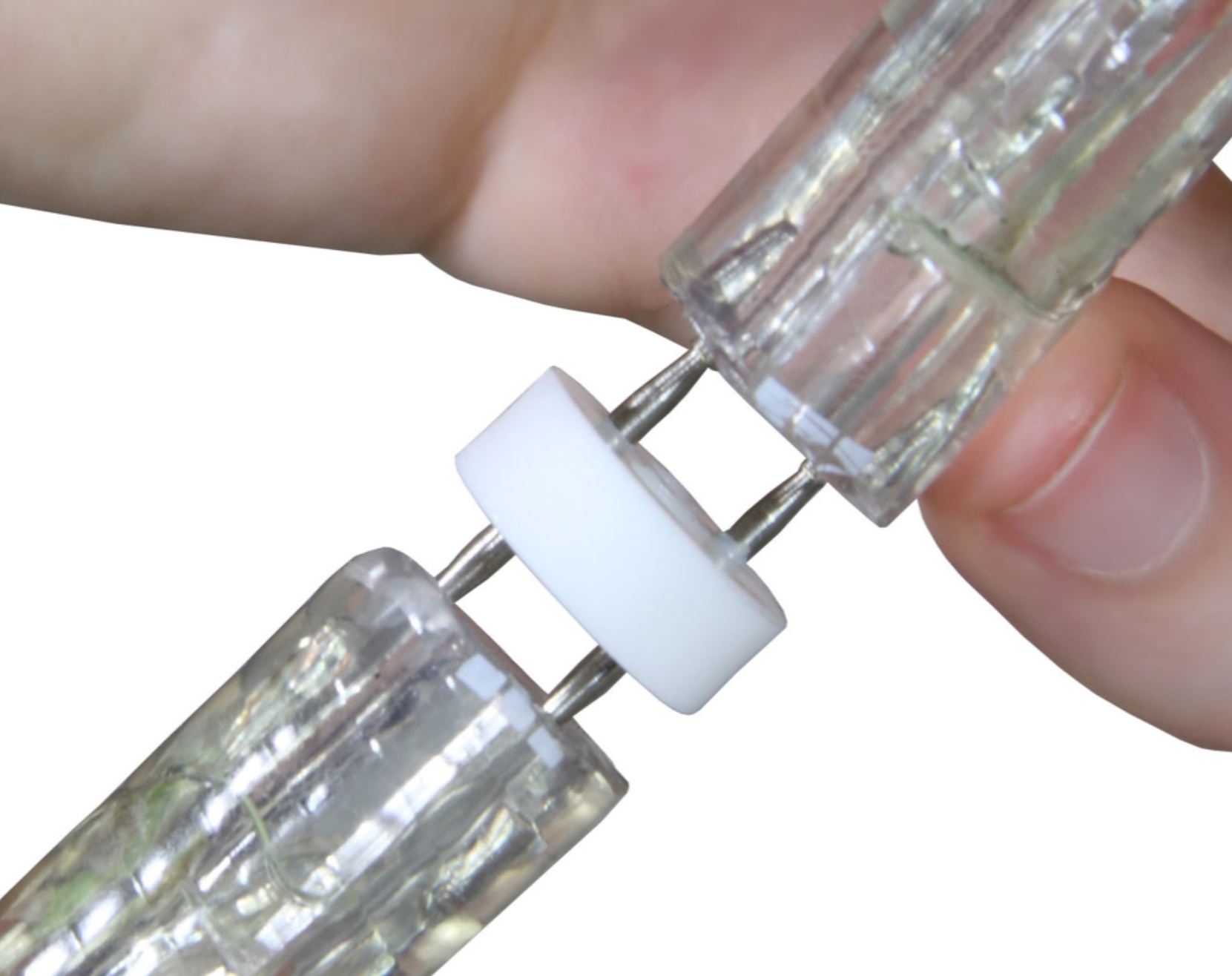 Zmršťovacia bužírka, transparentná, 4 x 3 cm, 1 ks